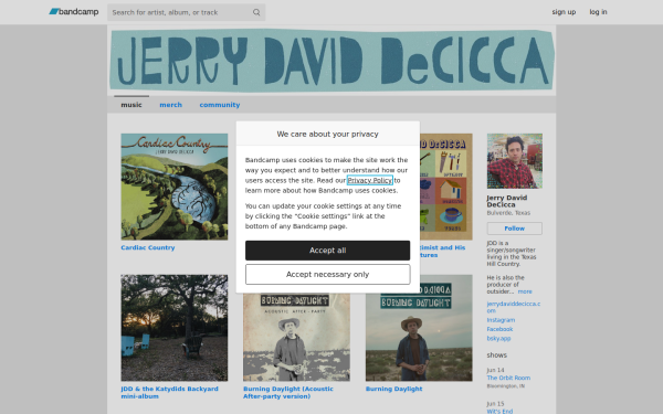 jerrydaviddecicca.bandcamp.com
