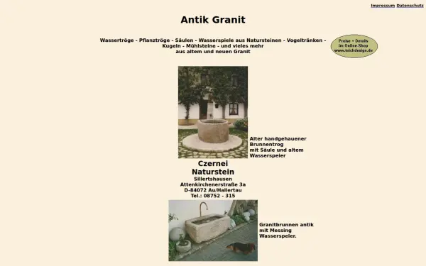 antike-granitbrunnen.de