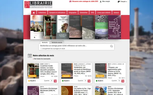 www.librairie-archeologique.com
