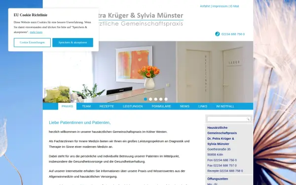 hausaerztinnen-koeln.de