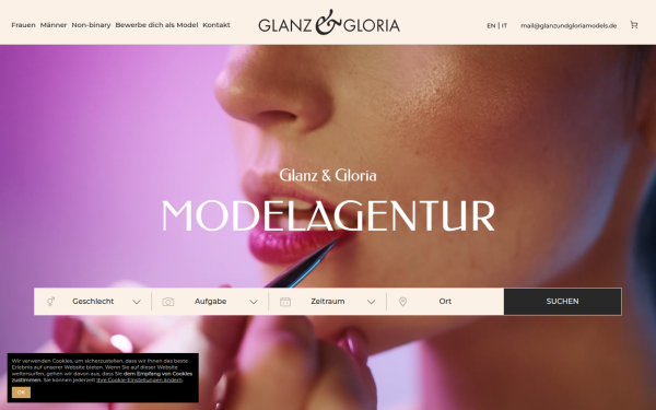 www.glanzundgloriamodels.de