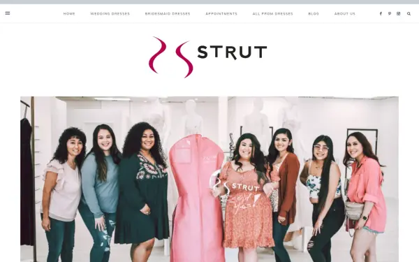 strutbridalsalon.com