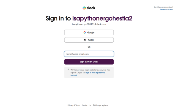 isapythonergo-0801314.slack.com