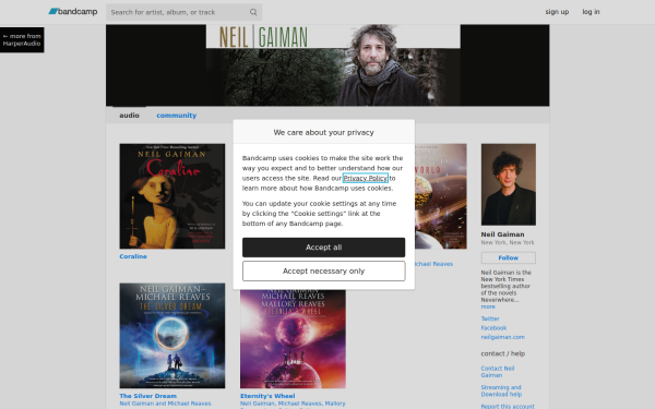 neilgaiman.bandcamp.com