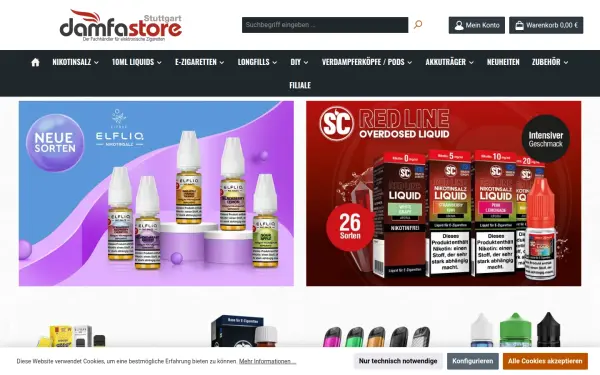 www.damfastore-stuttgart.de