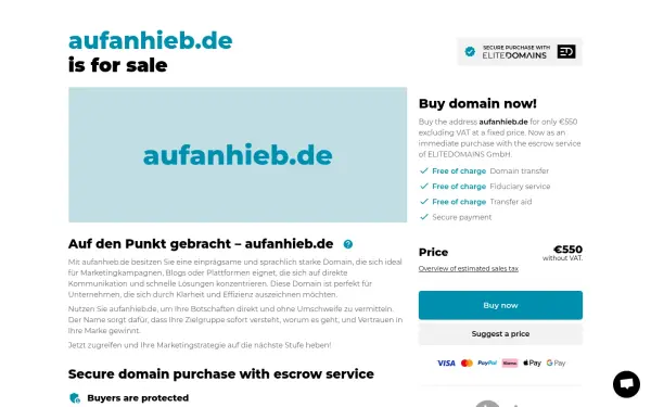 aufanhieb.de