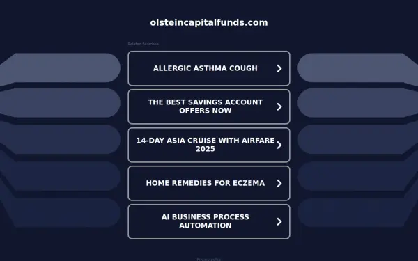 olsteincapitalfunds.com