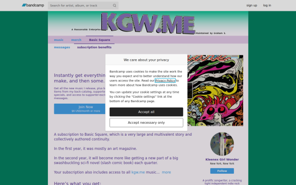 kleenexgirlwonder.bandcamp.com