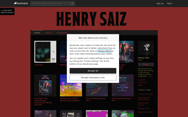 henrysaiz.bandcamp.com