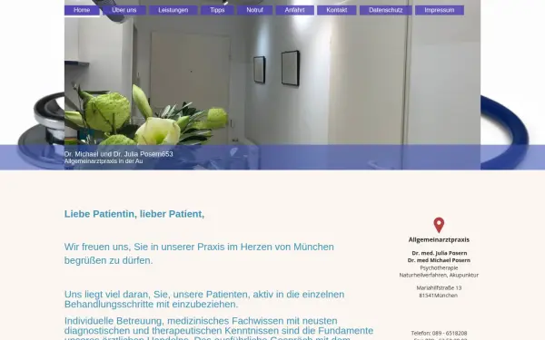 hausaerzte-posern.de