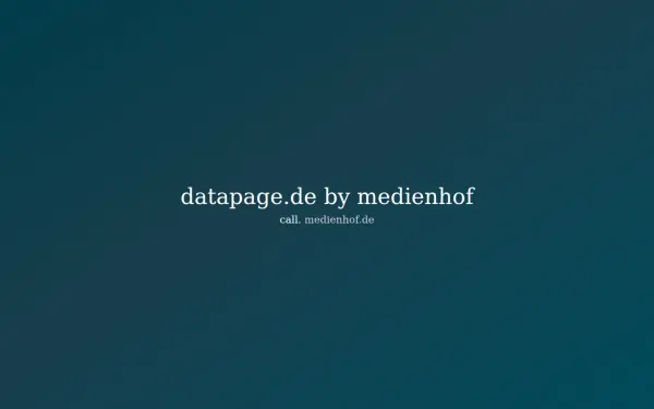 www.datapage.de
