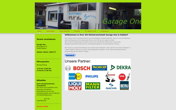 www.garage-one.de