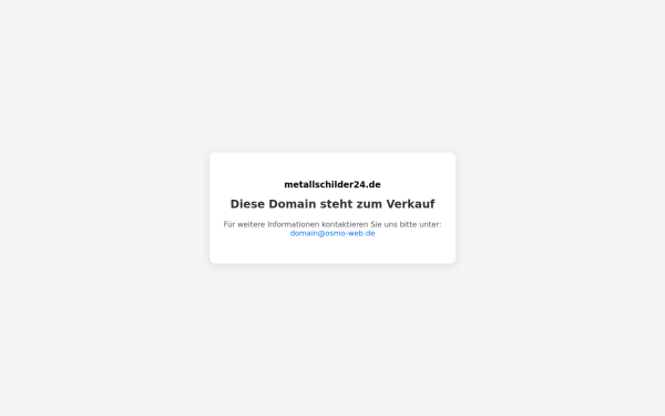 metallschilder24.de