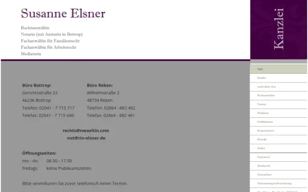 www.rechtsanwaeltin-elsner.de