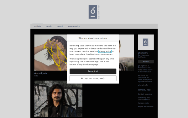 ghunghru.bandcamp.com