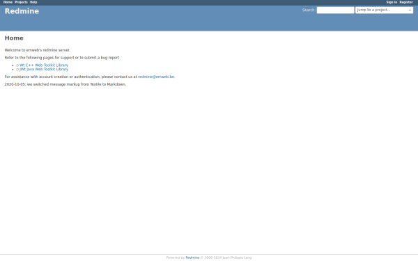 redmine.emweb.be