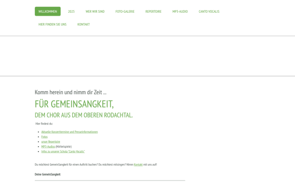 www.gemeinsangkeit.de