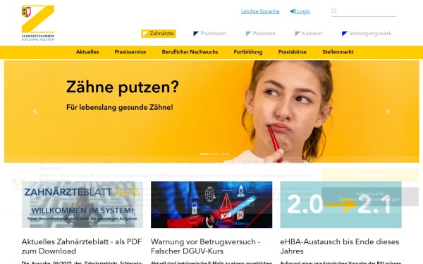 www.zahnaerzte-sh.de