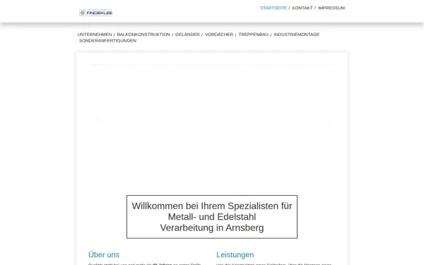 metallbau-findeklee.de