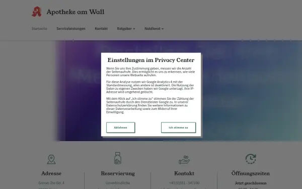 www.apothekeamwall-app.de