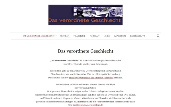 www.das-verordnete-geschlecht.de