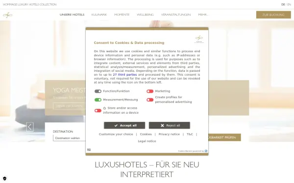 www.hommage-hotels.com
