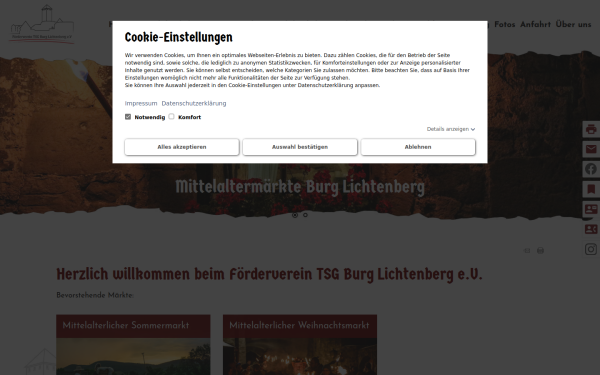 www.mittelaltermarkt-burglichtenberg.de