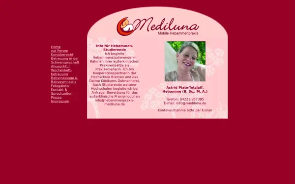 hebammenpraxis-mediluna.de