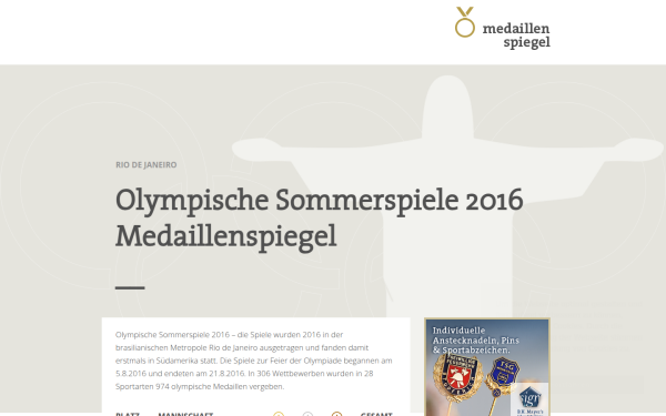 www.medaillenspiegel.de