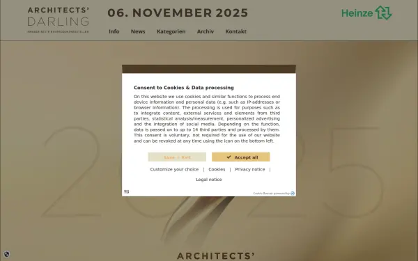 www.architectsdarling.de