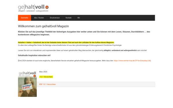 gehaltvoll-magazin.de