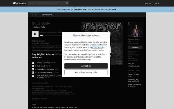 echoesfade.bandcamp.com