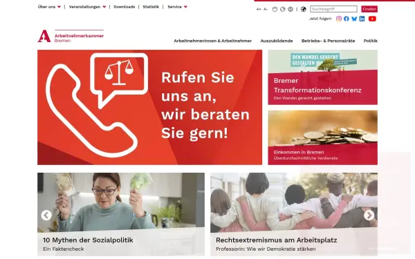 www.arbeitnehmerkammer.de