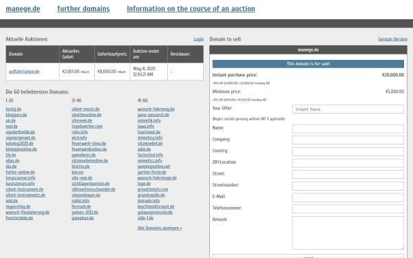 manege.de.domain-auktionen.info