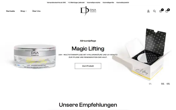 www.daja-cosmetics.com