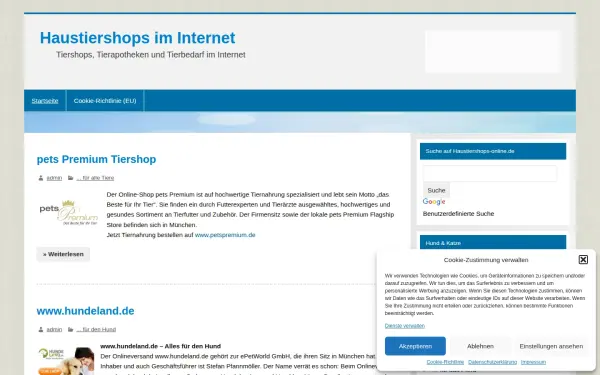 www.haustiershops-online.de