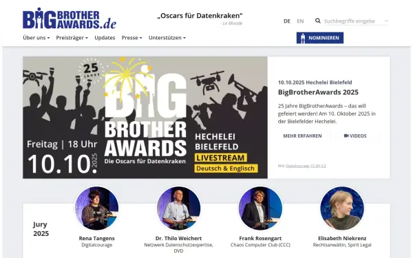 bigbrotherawards.de