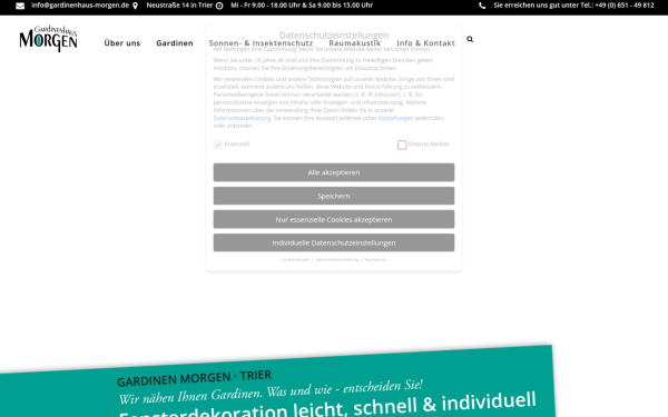 www.gardinenhaus-morgen.de