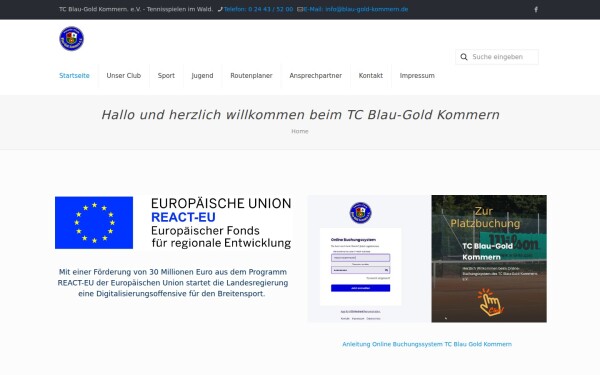www.blau-gold-kommern.de