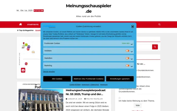 meinungsschauspieler.de