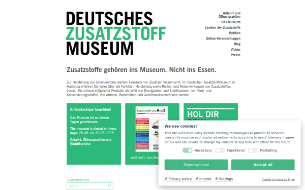 www.zusatzstoffmuseum.de