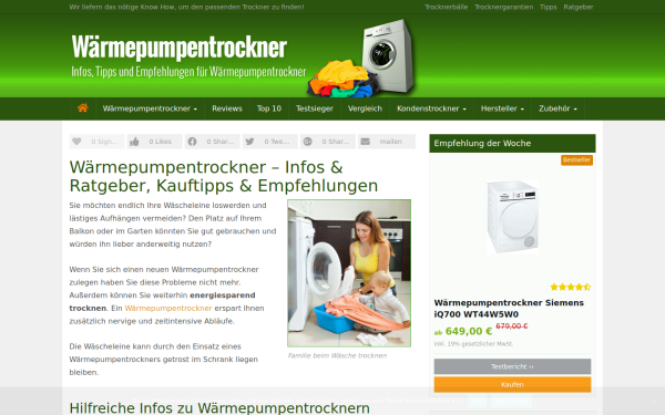 www.waermepumpentrockner-tests.de