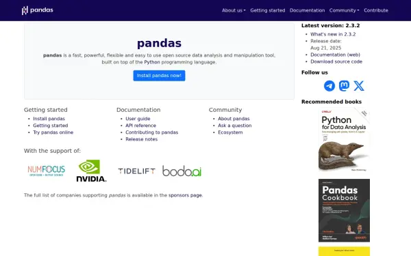 pandas.pydata.org
