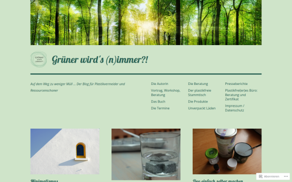 gruenerwirdsnimmer.com