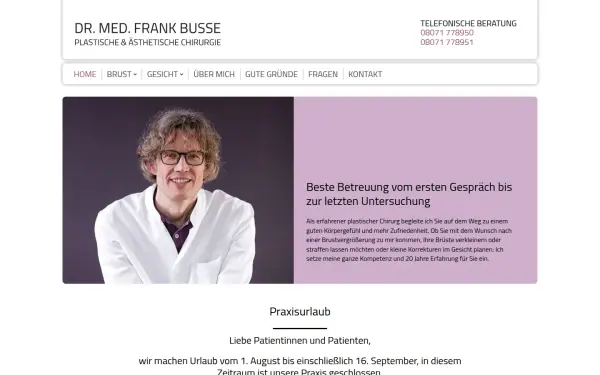 www.plastischechirurgie-drbusse.de