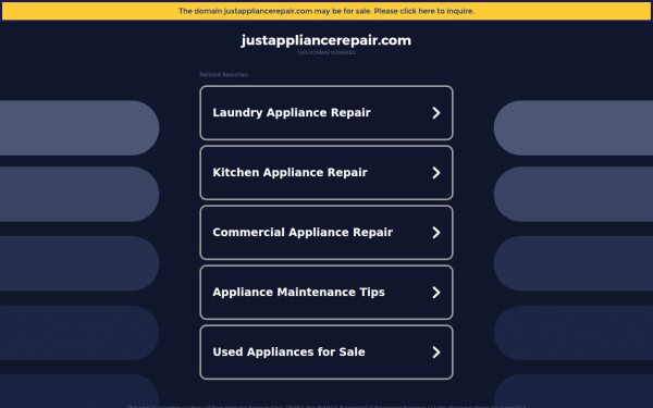 justappliancerepair.com