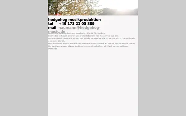hedgehog-music.de