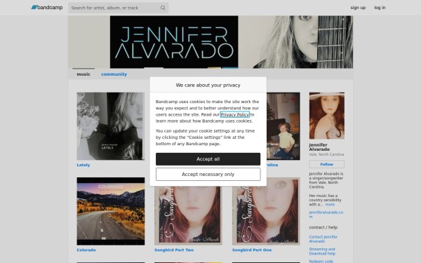 jenniferalvarado.bandcamp.com