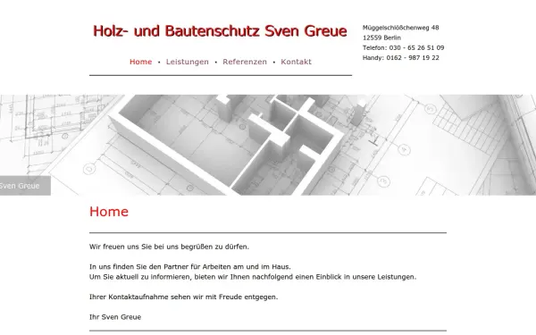 www.greue-bautenschutz.de