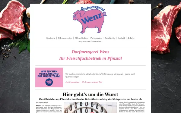 www.dorfmetzgerei-wenz.de